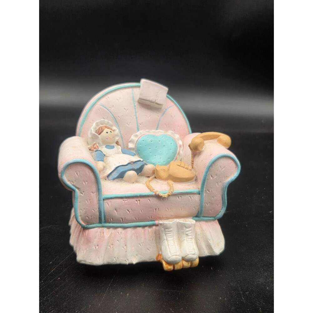 Vintage George Good Childs Chair Music Box Works and Rotates